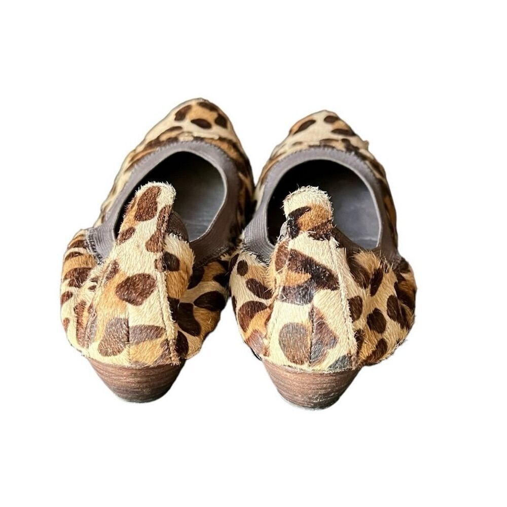 Nicole Miller Women's Ballet Flats Leopard Print Slip-On Round Toe Size 8M - Picture 7 of 11